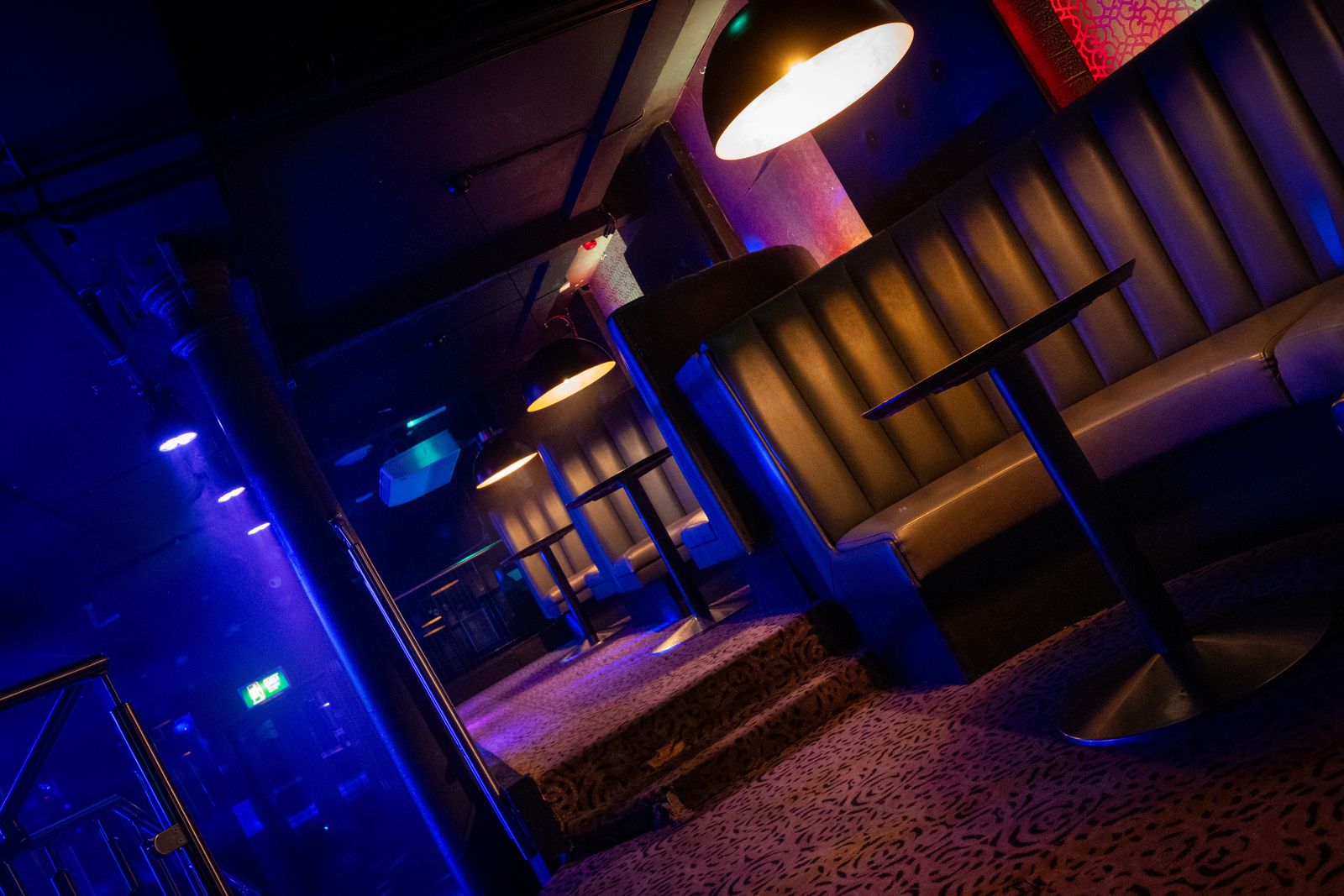 A VIP booth at Cruz 101