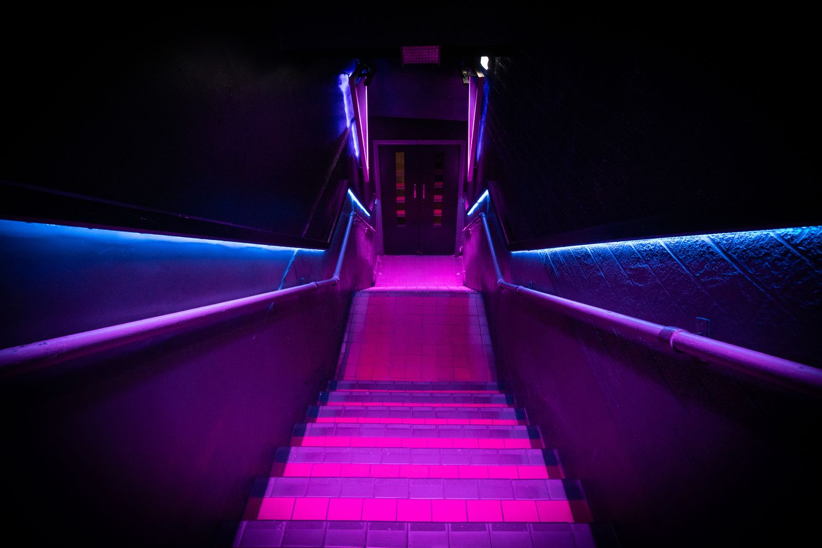 The staircase down to Sub 101